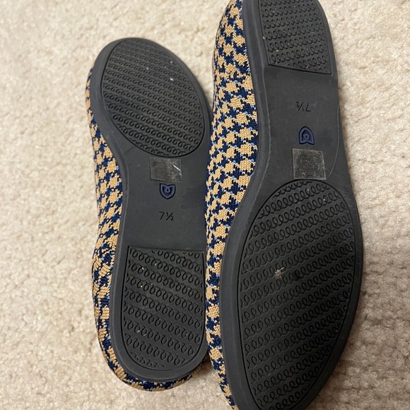 Rothys The Loafer Gold and Blue size 7.5 - Picture 2 of 2